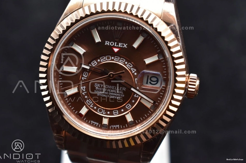 A23J Noob Dial Bracelet RG 1103 Best Sleek on Brown Skydweller Edition RG 1206